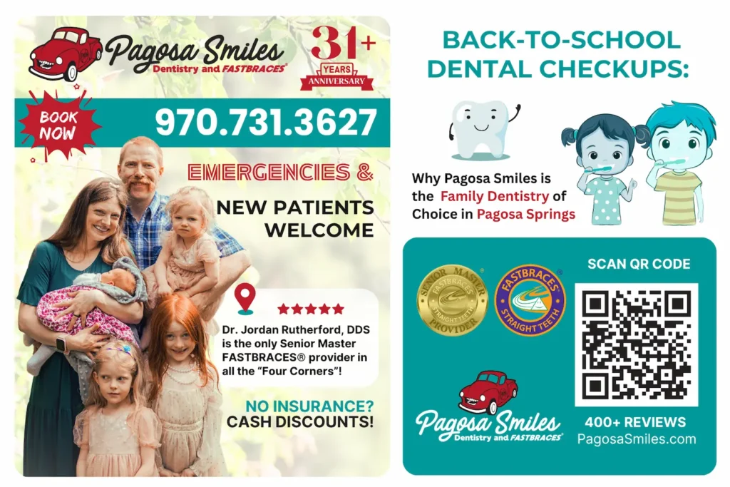 Back-to-School Dental Checkups: Why Pagosa Smiles is the Top Family Dentistry Choice in Pagosa Springs
